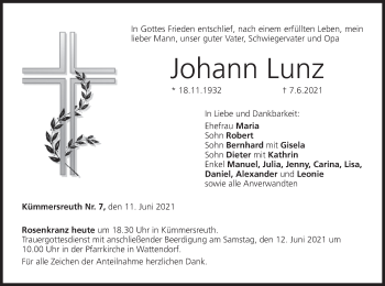 Anzeige von Johann Lunz von MGO