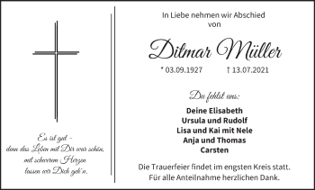 Anzeige von Ditmar Müller von MGO