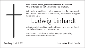 Anzeige von Ludwig Linhardt von MGO