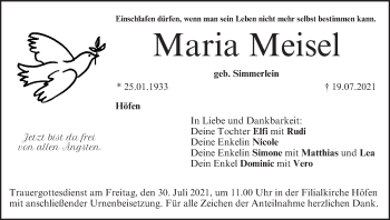Anzeige von Maria Meisel von MGO