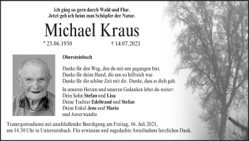 Anzeige von Michael Kraus von MGO