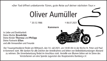 Anzeige von Oliver Aumüller von MGO