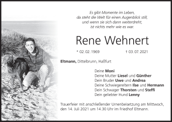 Anzeige von Rene Wehnert von MGO