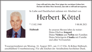 Anzeige von Herbert Köttel von MGO