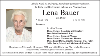 Anzeige von Lena Bauer von MGO