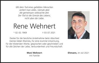 Anzeige von Rene Wehnert von MGO