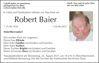 Anzeige von Robert Baier von MGO