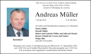 Anzeige von Andreas Müller von MGO