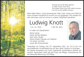 Anzeige von Ludwig Knott von MGO