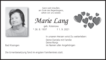 Anzeige von Marie Langc von MGO