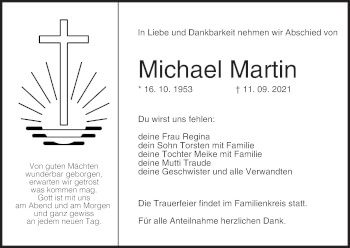 Anzeige von Michael Martin von MGO