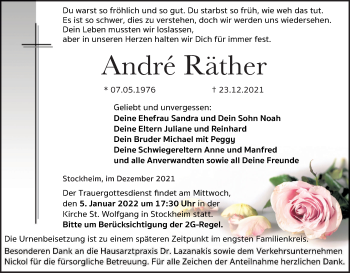 Anzeige von Andre Räther von MGO