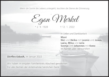 Anzeige von Egon Merkel von MGO