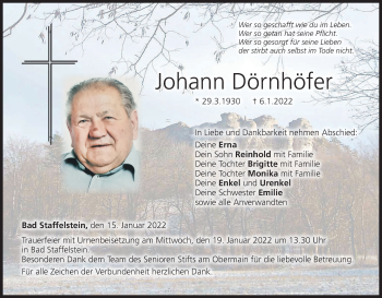 Anzeige von Johann Dörnhöfer von MGO