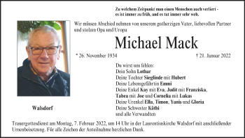Anzeige von Michael Mack von MGO
