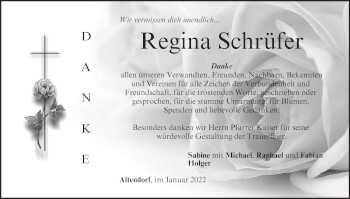 Anzeige von Regina Schrüfer von MGO