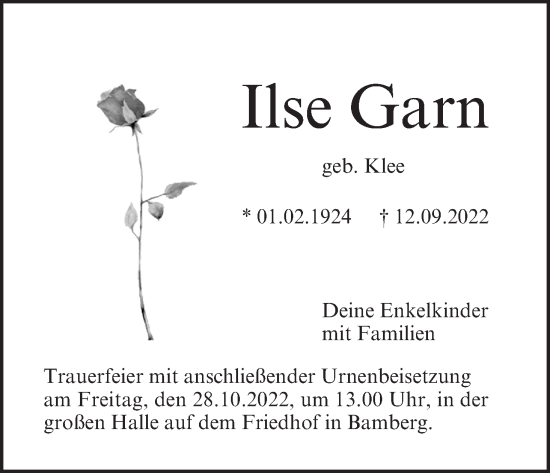 Anzeige von Ilse Garn von MGO
