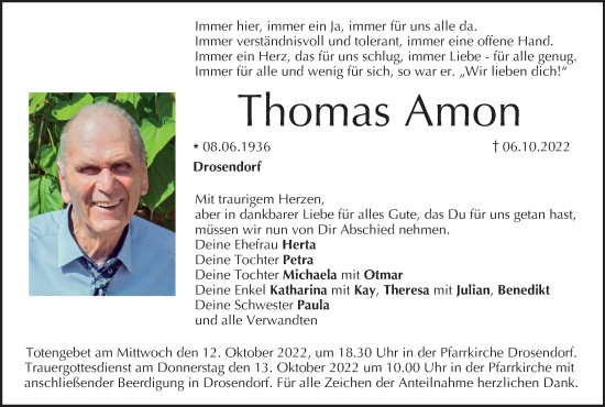Anzeige von Thomas Amon von MGO