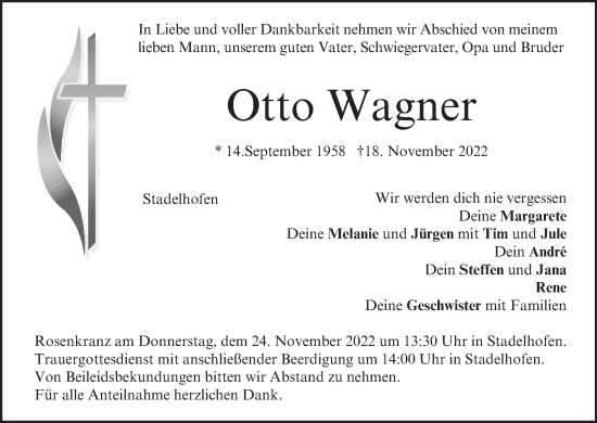 Anzeige von Otto Wagner von MGO