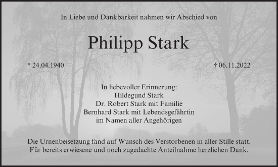 Anzeige von Philipp Stark von MGO