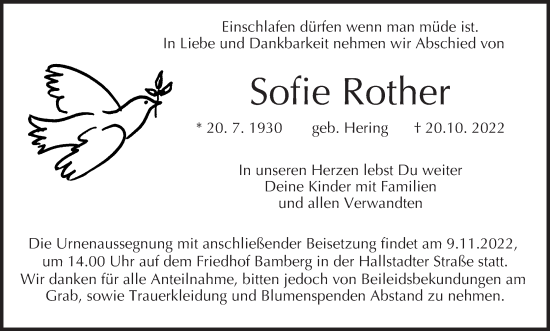 Anzeige von Sofie Rother von MGO