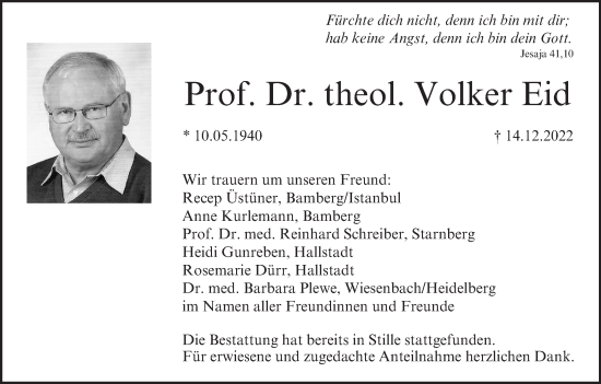 Anzeige von Volker Eid von MGO