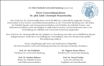 Anzeige von Christoph Houswitschka von MGO