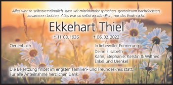 Anzeige von Ekkehart Thiel von MGO