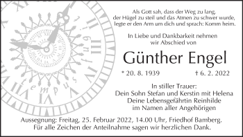 Anzeige von Günther Engel von MGO
