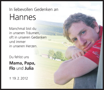 Anzeige von Hannes  von MGO