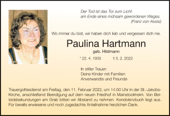 Anzeige von Paulina Hartmann von MGO