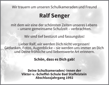 Anzeige von Ralf Senger von MGO