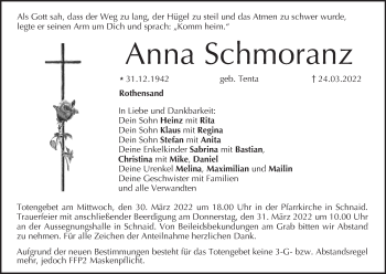 Anzeige von Anna Schmoranz von MGO