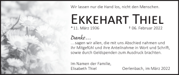 Anzeige von Ekkehart Thiel von MGO