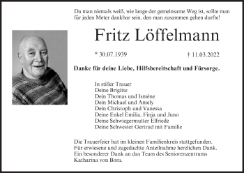 Anzeige von Fritz Löffelmann von MGO