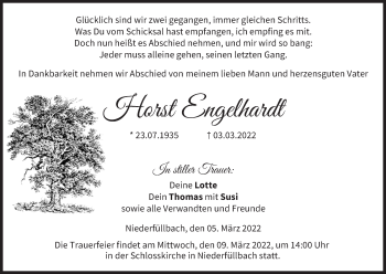 Anzeige von Horst Engelhardt von MGO