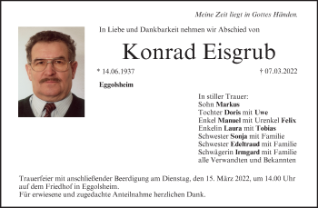 Anzeige von Konrad Eisgrub von MGO