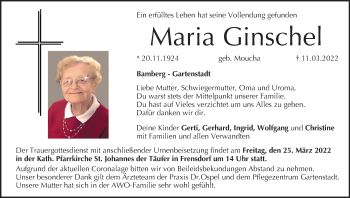 Anzeige von Maria Ginschel von MGO