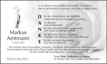 Anzeige von Markus Amtmann von MGO