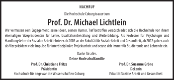 Anzeige von Michael Lichtlein von MGO
