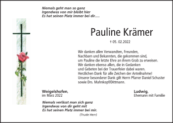 Anzeige von Pauline Krämer von MGO