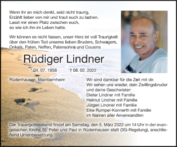 Anzeige von Rüdiger Lindner von MGO