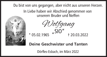 Anzeige von Wolfgang  von MGO