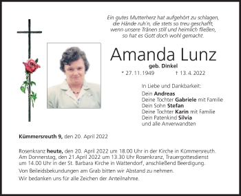 Anzeige von Amanda Lunz von MGO
