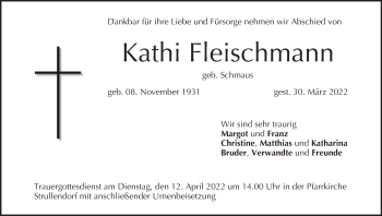Anzeige von Kathi Fleischmann von MGO