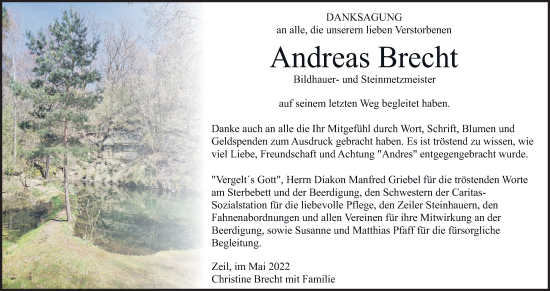 Anzeige von Andreas Brecht von MGO