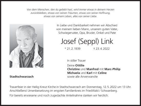 Anzeige von Josef  Link von MGO