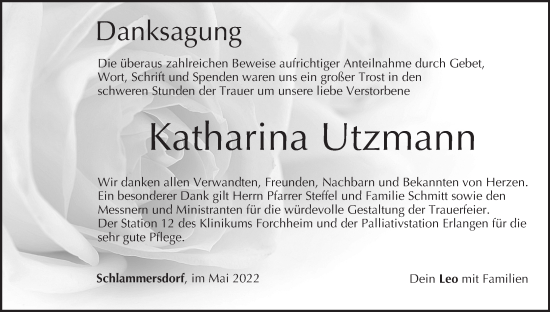 Anzeige von Katharina Utzmann von MGO
