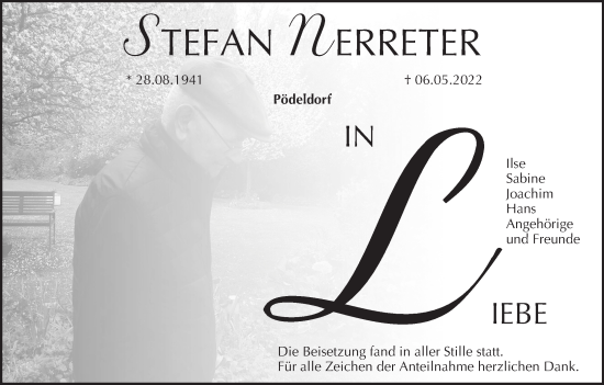 Anzeige von Stefan Nerreter von MGO