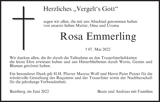 Anzeige von Rosa Emmerling von MGO